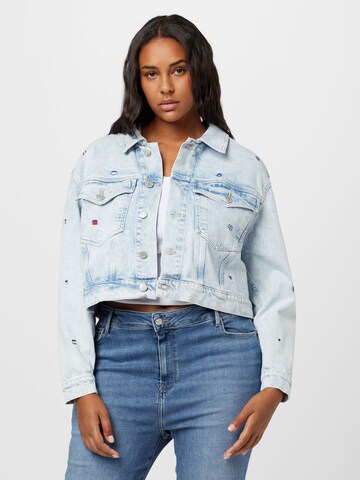 Tommy Jeans Curve Between-Season Jacket 'CLAIRE' in Blue: front
