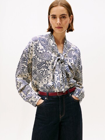 TOMMY HILFIGER Bluse in Schwarz: Vorderseite