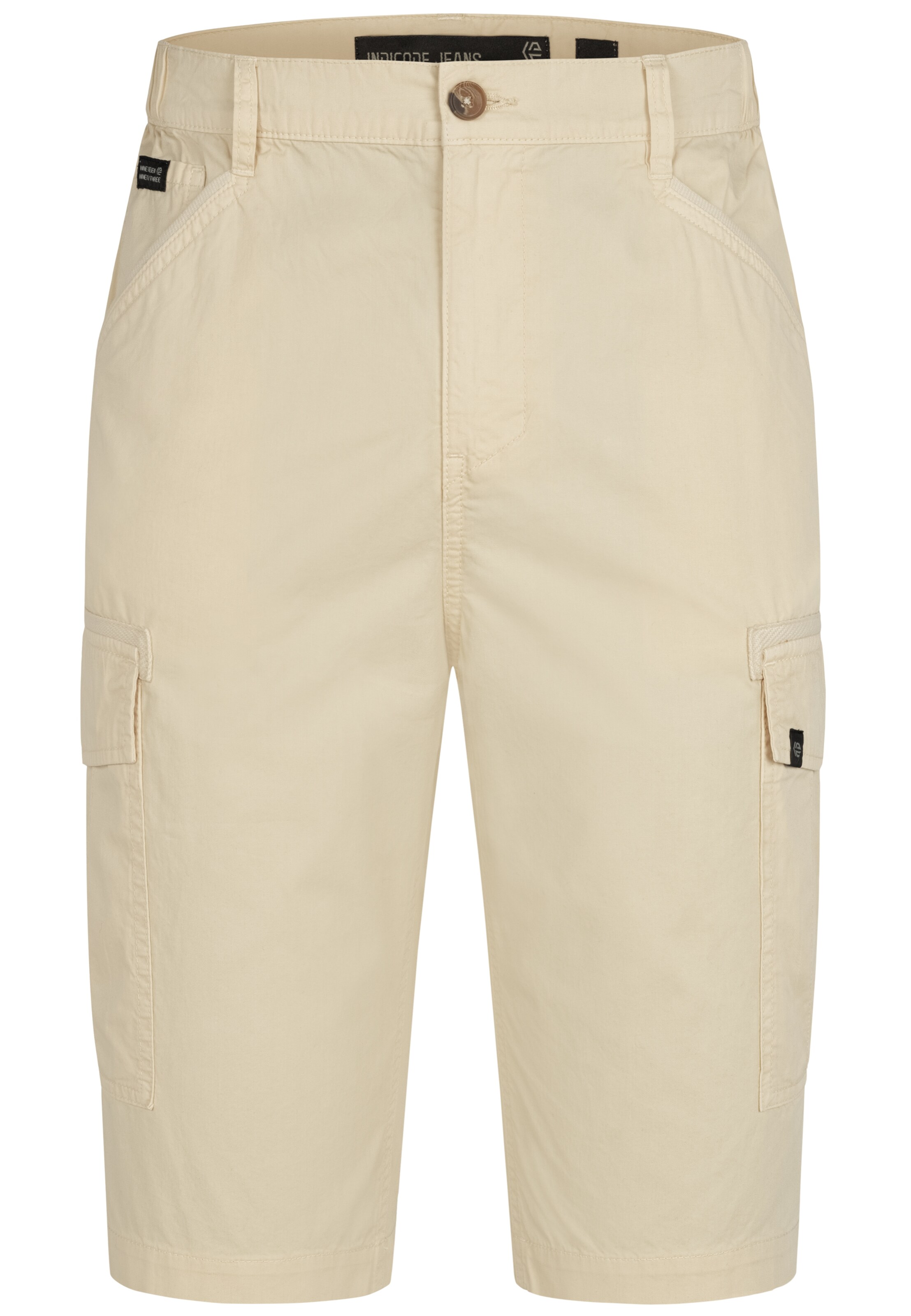 INDICODE JEANS Broek 'Nadim' in Wit: voorkant