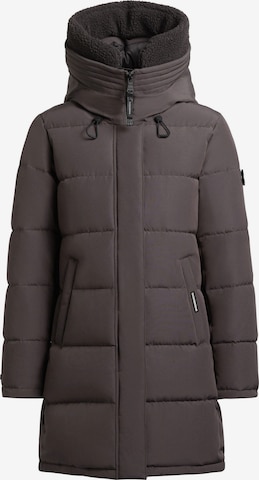 khujo Зимнее пальто 'Kelsi' в Серый: спереди