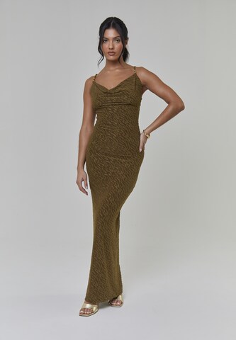 South Beach Kleid in Grün: Vorderseite