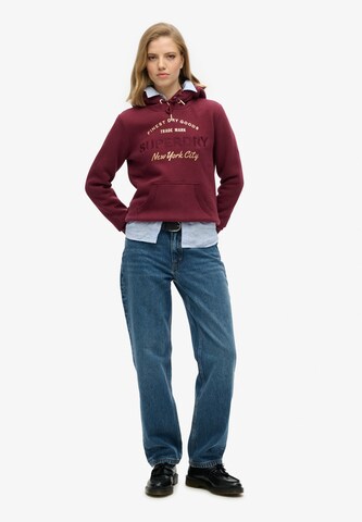 Superdry Sweatshirt in Rot