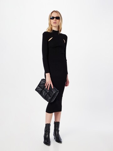 HUGO Knitted dress 'Sirgin' in Black