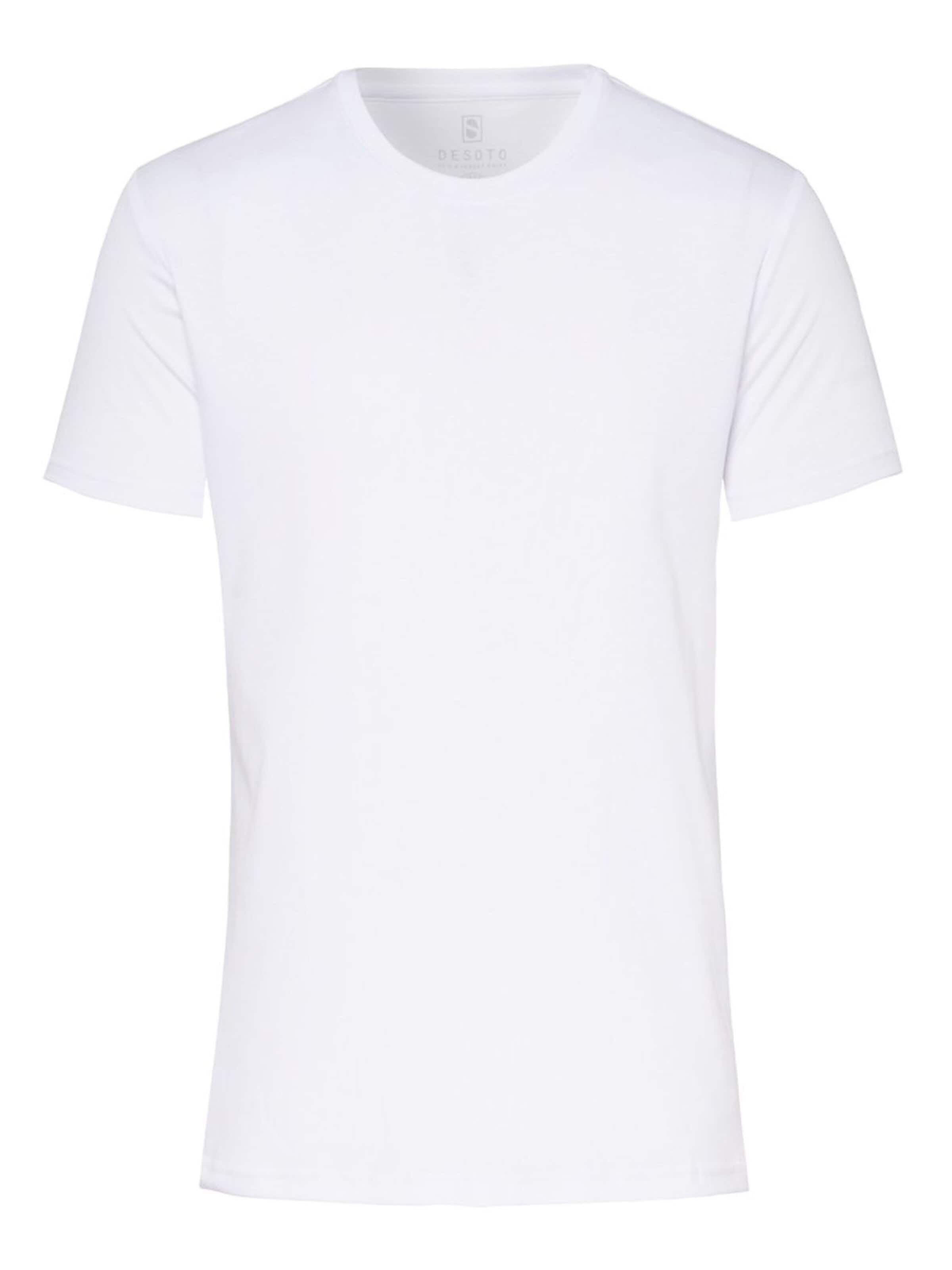 DESOTO Shirt in White: front
