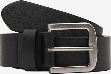 Pull&BearRemen - crna boja: prednji dio