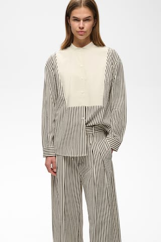 InWear Wide leg Pleat-front trousers 'GarboIW' in Beige