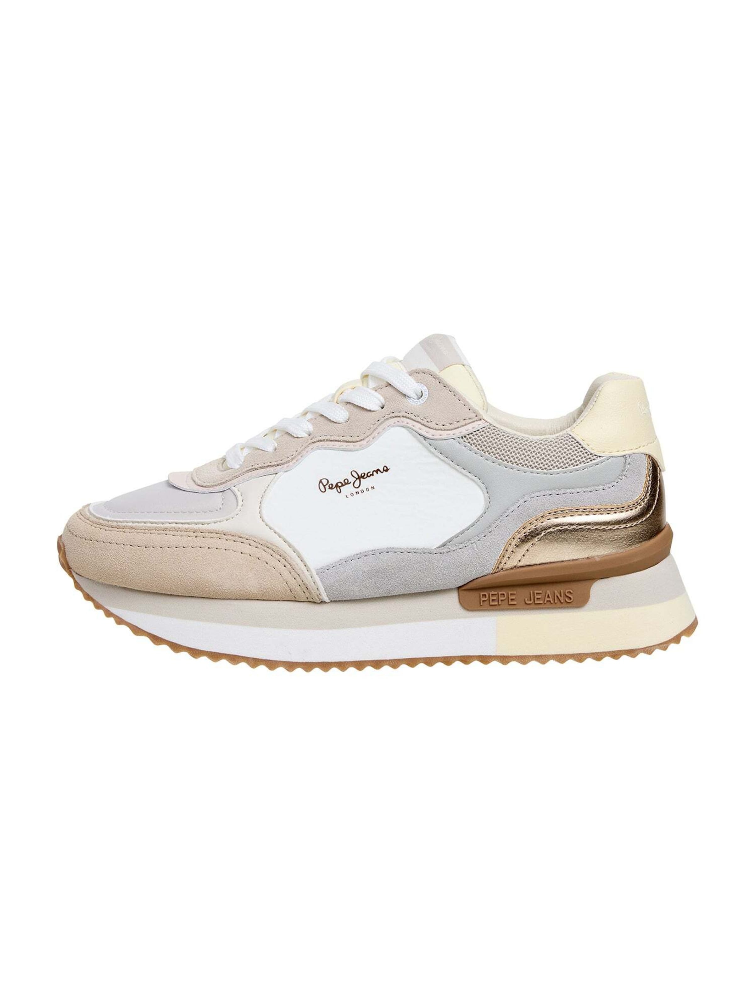 Sneaker bassa 'RUSPER RACER' di Pepe Jeans in beige: frontale