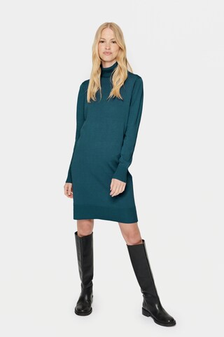 SAINT TROPEZ Knit dress 'Mila' in Blue