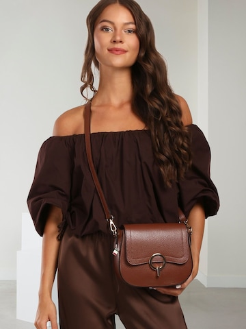 Borsa a tracolla di Florence in marrone