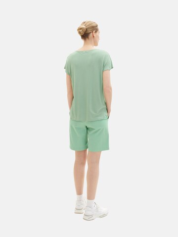 TOM TAILOR Regular Chino in Groen