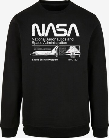 Felpa 'Nasa - Space Shuttle Program' di ABSOLUTE CULT in nero: frontale