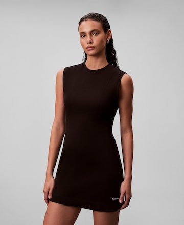 Calvin Klein Jeans Dress in Black: front