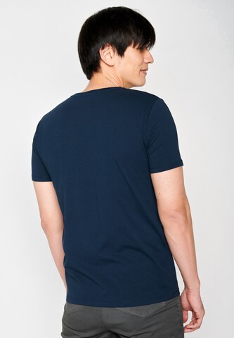 GREENBOMB Shirt 'Nature Sky Bike' in Blue