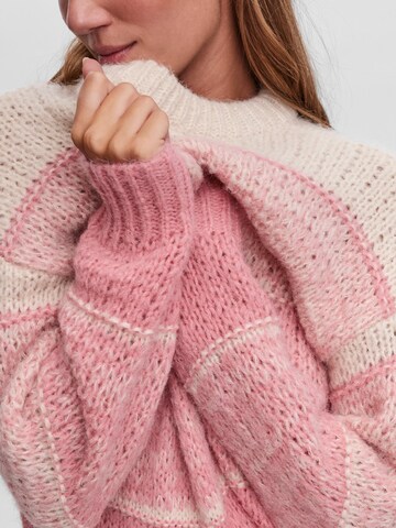 VERO MODA Sweter 'You' w kolorze różowy