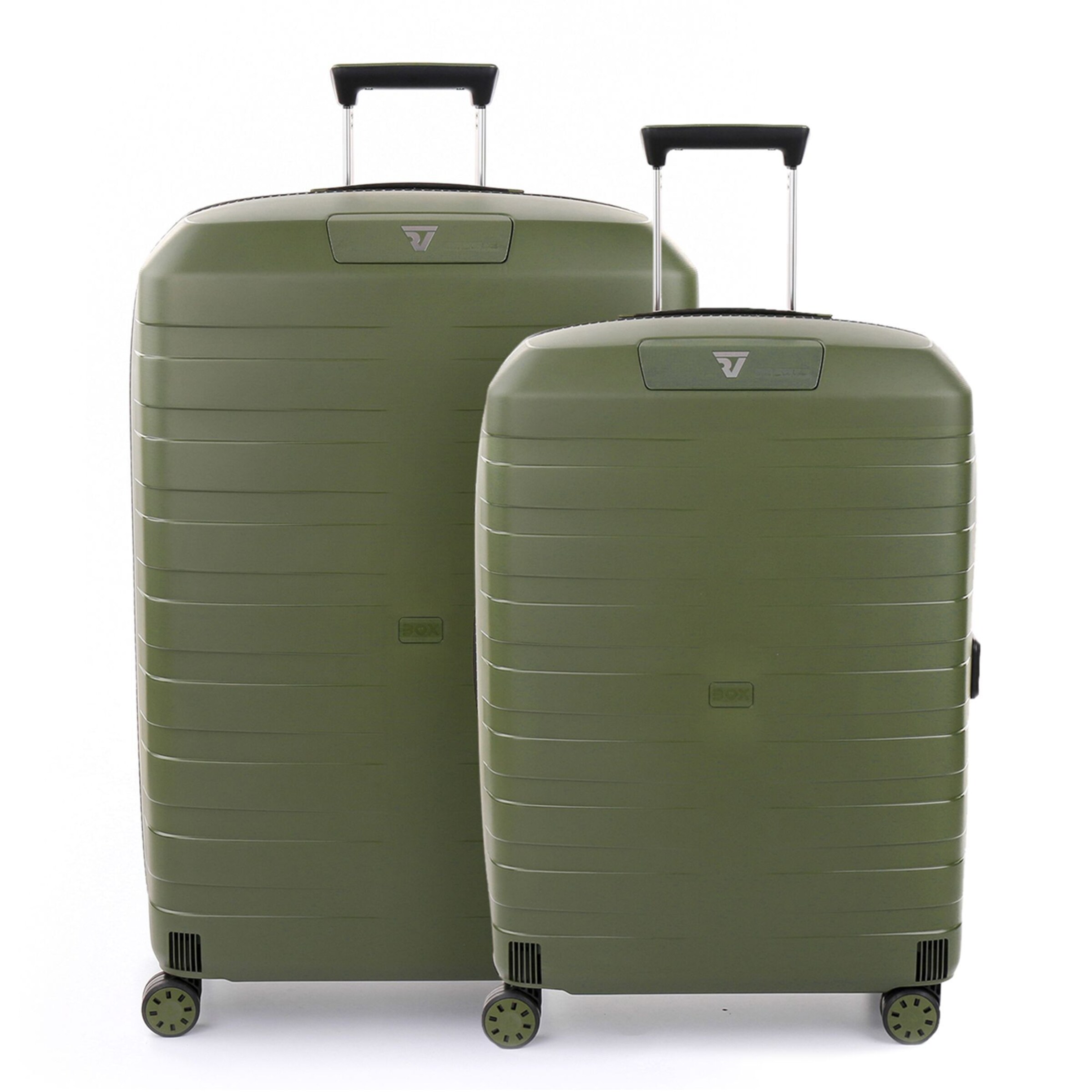 Roncato Suitcase Set 'Box 4.0' in Green: front
