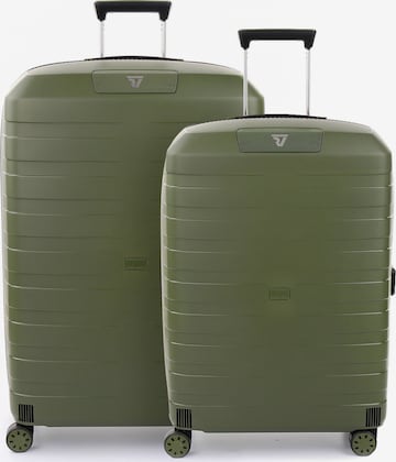 Roncato Suitcase Set 'Box 4.0' in Green: front
