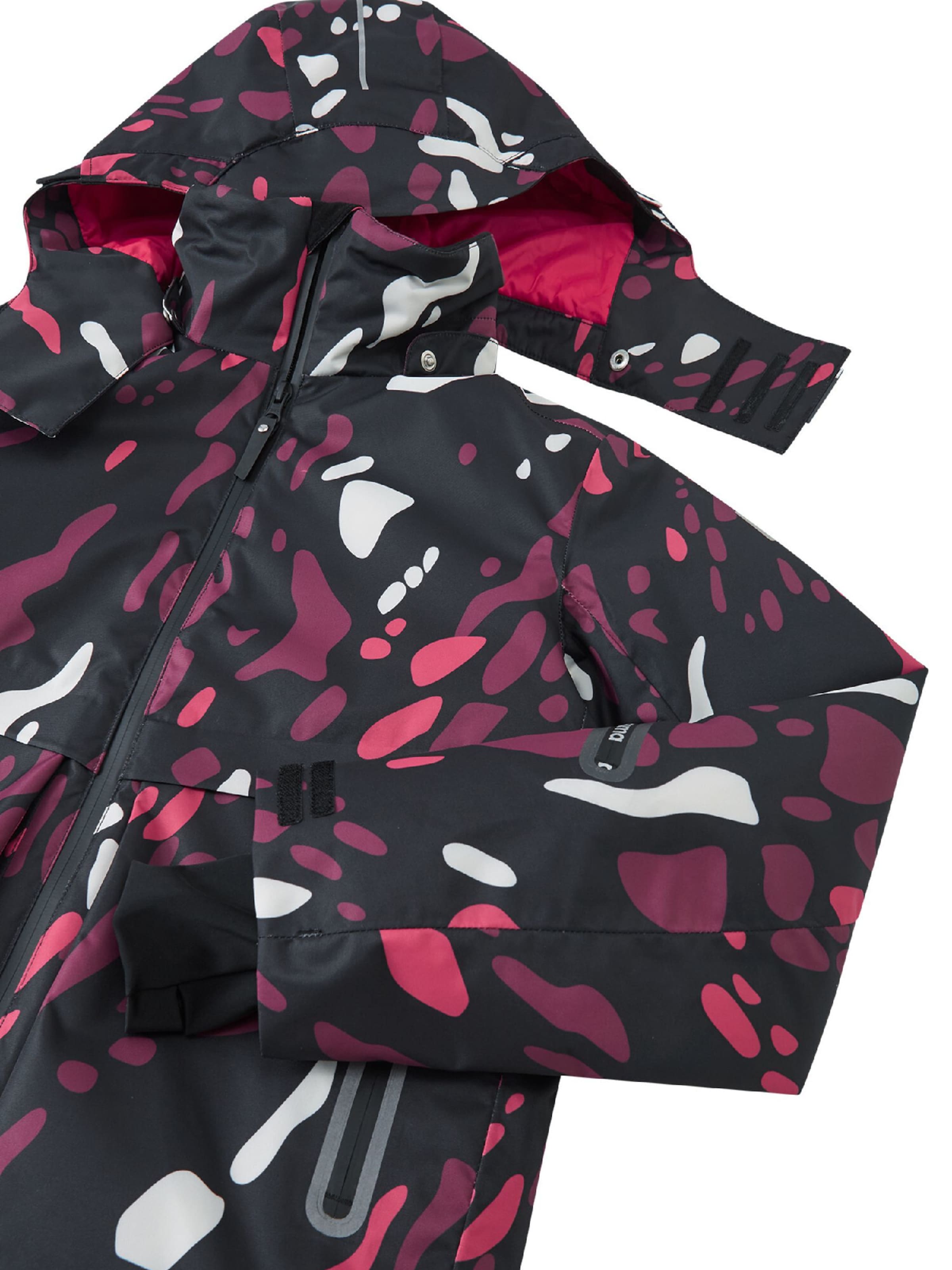 Reima Between-season jacket in Black: front