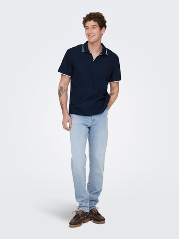 Tapered Jeans 'ONSYoke' di Only & Sons in blu