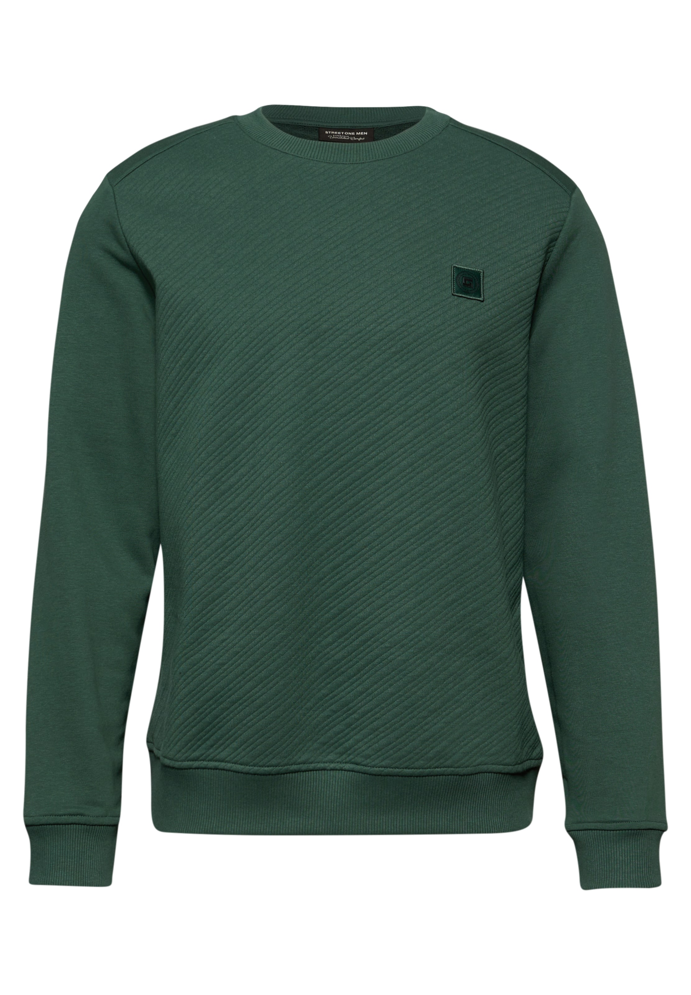Street One MEN Sweatshirt in Green: front