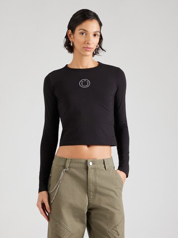 T-shirt 'Daliriee' HUGO en noir : devant