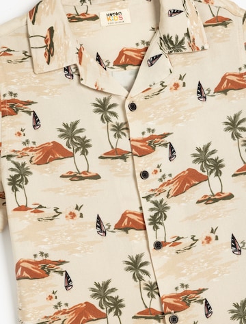 Koton Comfort fit Button up shirt in Beige