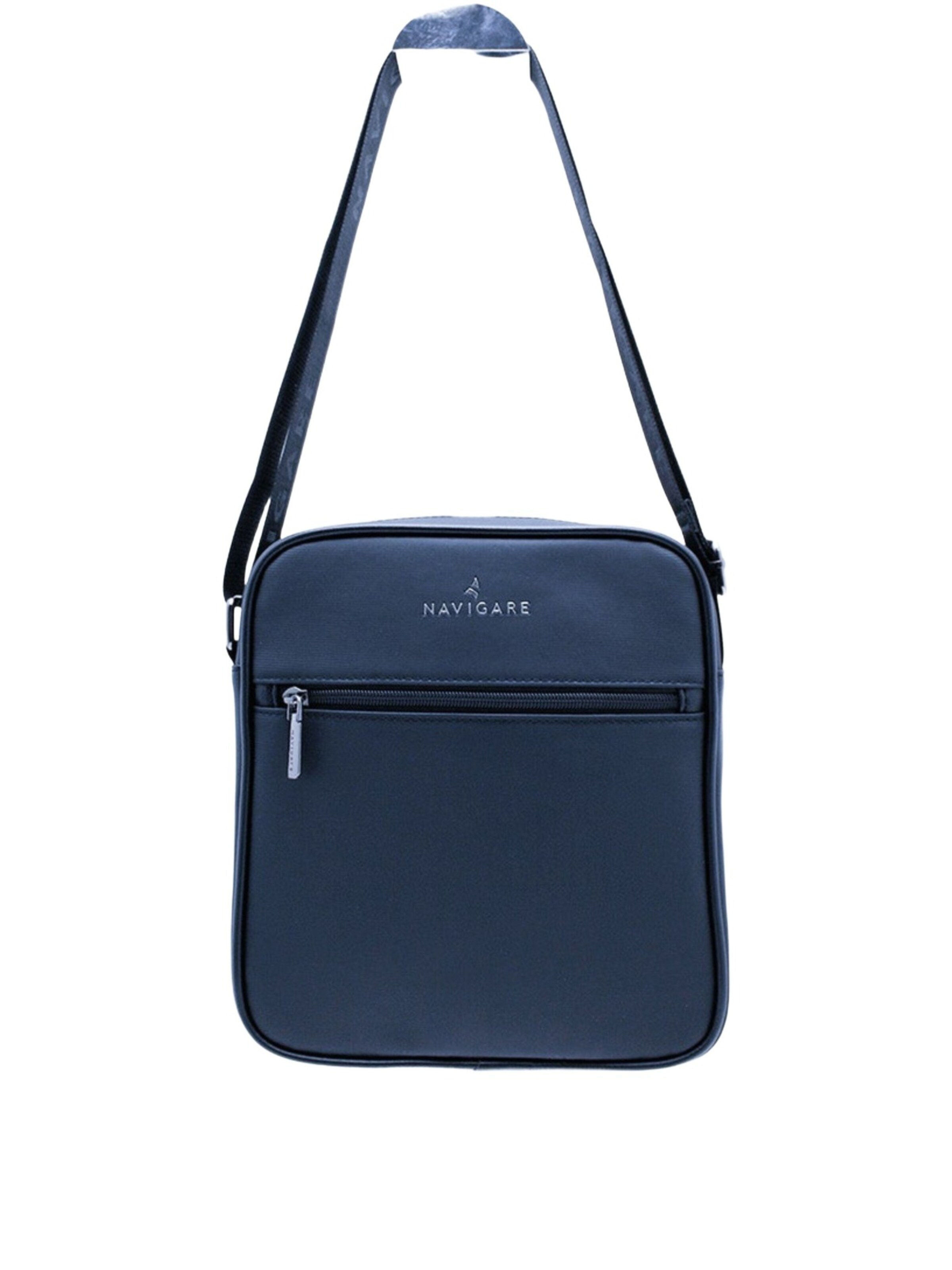 Borsa a tracolla 'Borsa a Tracolla Uomo Navigare - Poliestere Chiusura Zip' di Navigare in blu: frontale