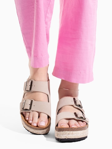 Mule 'ALCEE' Bayton en beige : devant