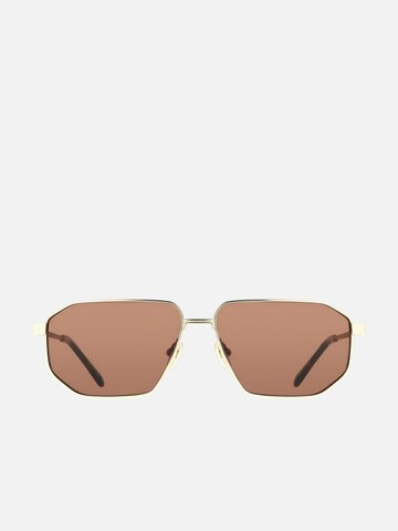 FERRAGAMO Sonnenbrille 'Ferragamo SF340S Matte gold 59/14/145 MAN Sunglasses'‌‌‌‌‌‌ in Gold: Vorderseite