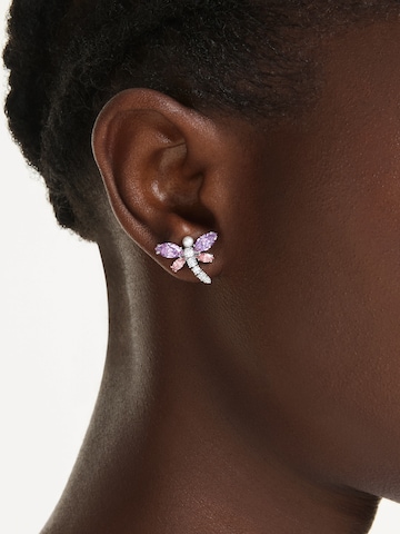 Swarovski Ohrringe in Silber: Vorderseite