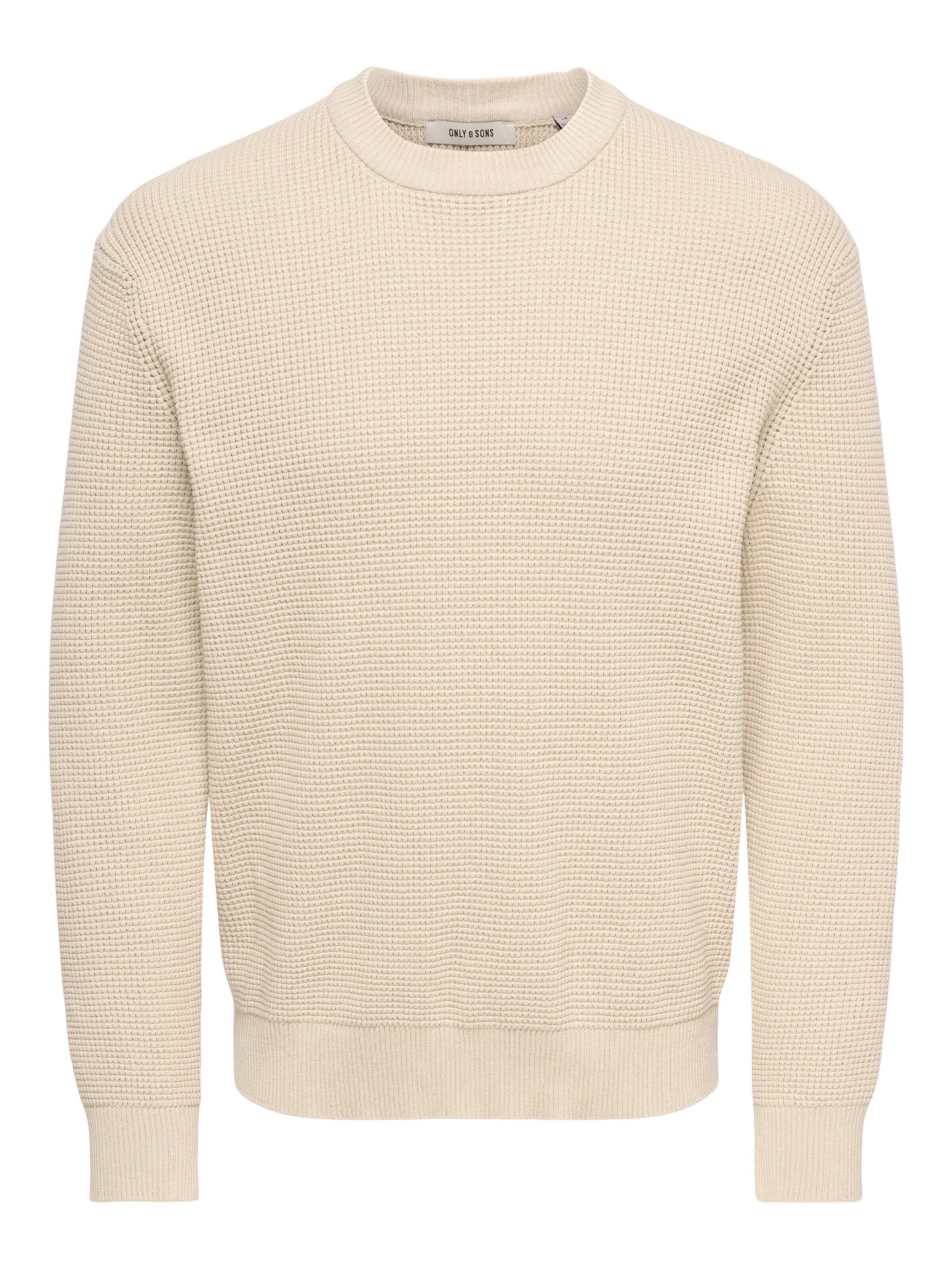 Only & Sons Pull-over 'ONSMARIUS' en S en taupe, Vue avec produit