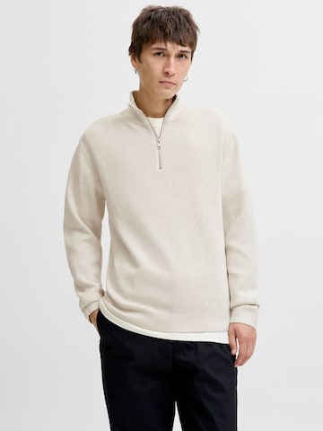 JACK & JONES Tröja 'JPRBLAMILANO' i vit: framsida