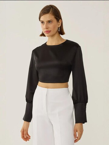 Camicia da donna di Hiccup in nero: frontale