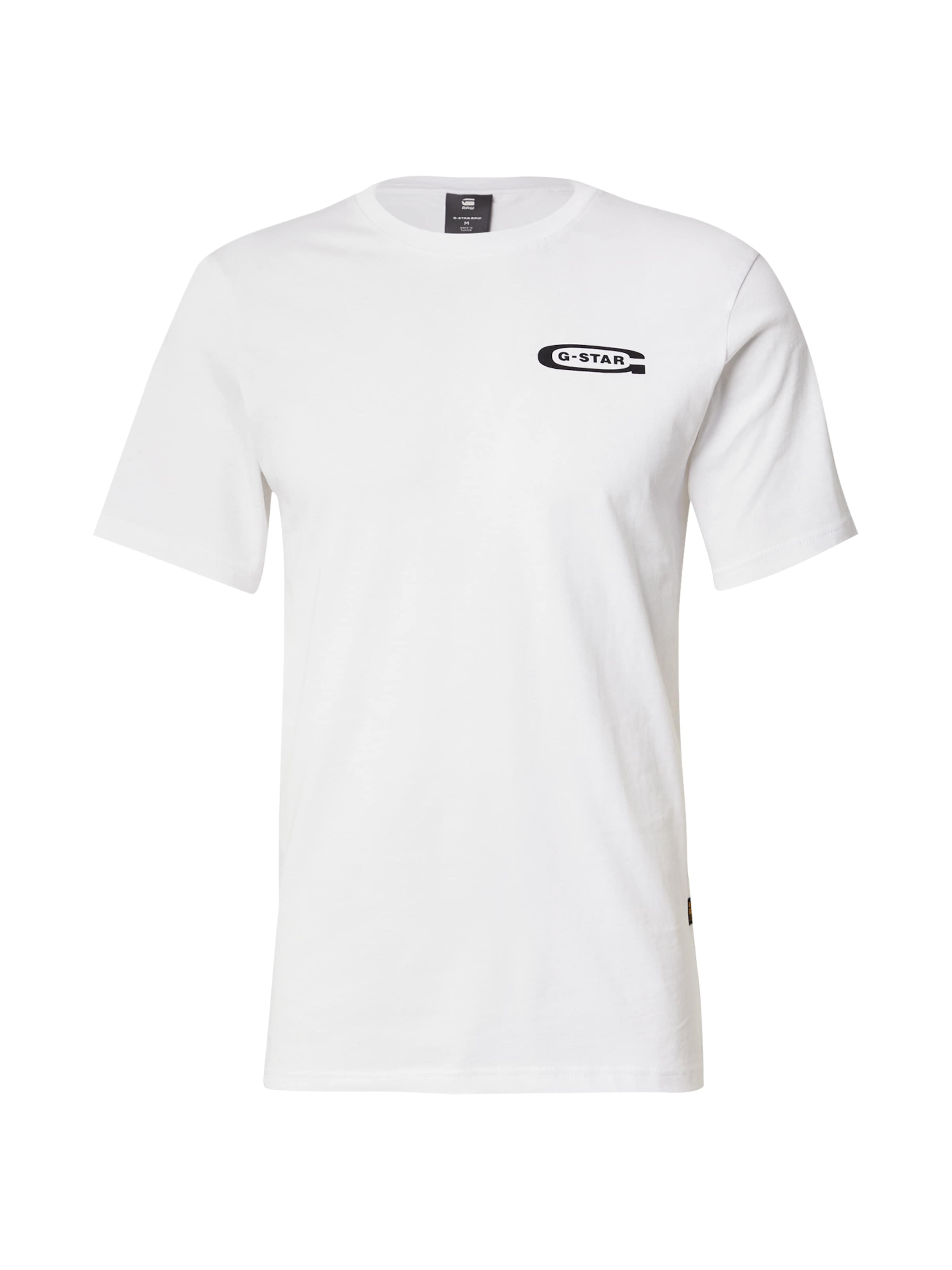 G-STAR T-Shirt en noir / blanc, Vue avec produit