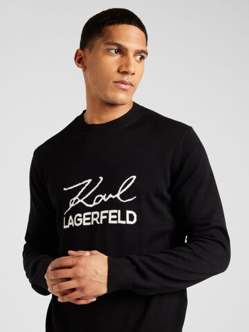 Karl Lagerfeld Pullover i sort