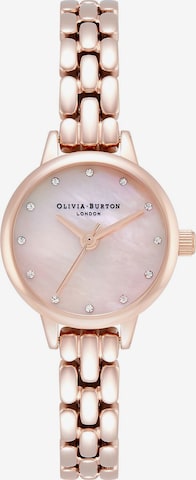 Olivia Burton Analoguhr in Gold: predná strana