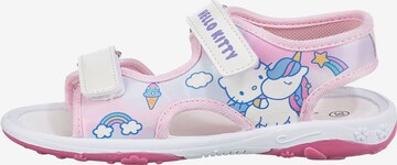 HELLO KITTY Sandals in Pink: front