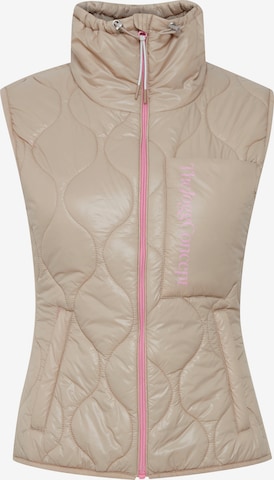 The Jogg Concept Bodywarmer 'Astan' in Beige: voorkant