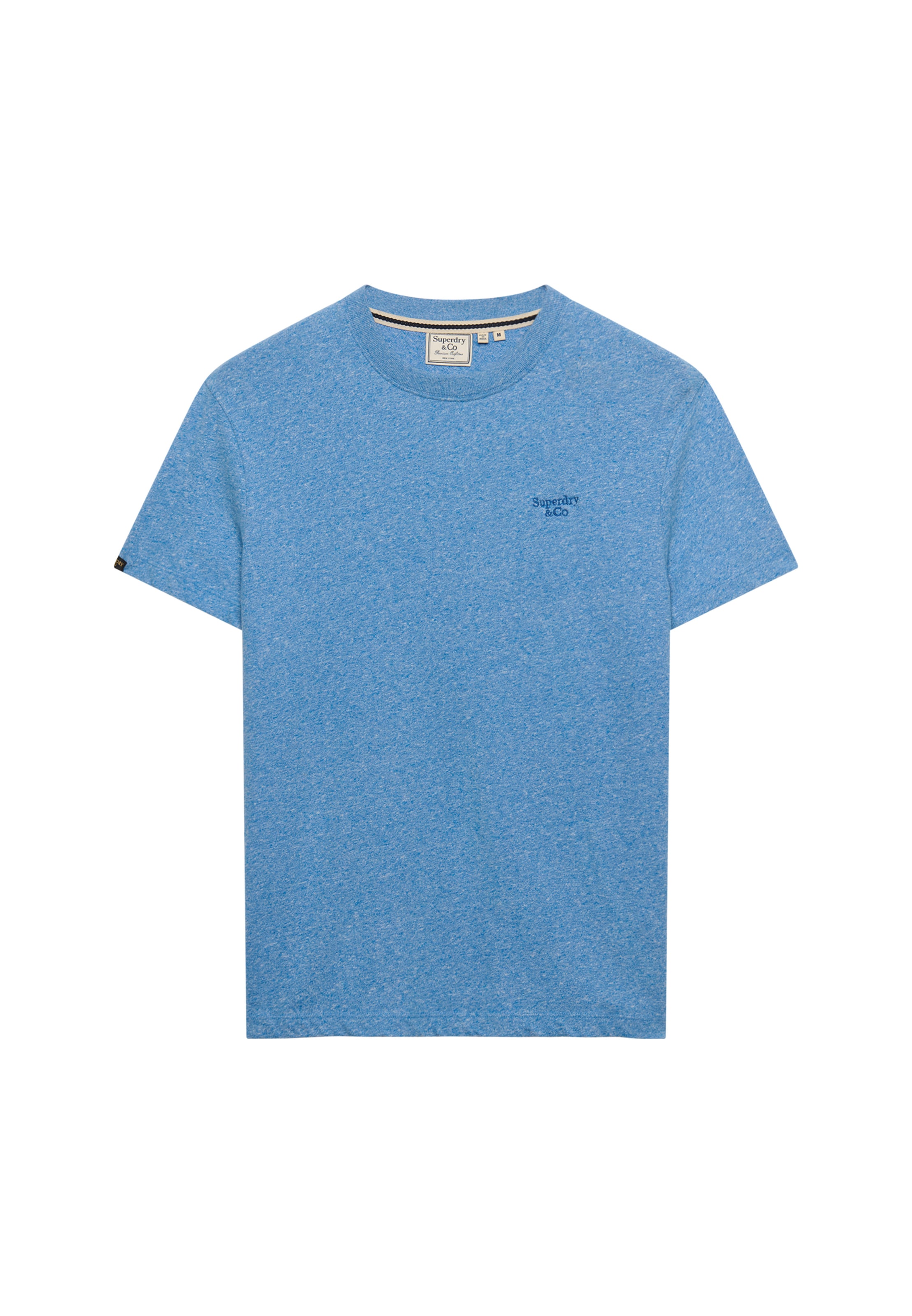 Superdry & Co Shirt 'Essential Serif' in Blue: front