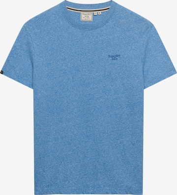 Superdry & Co Shirt 'Essential Serif' in Blue: front