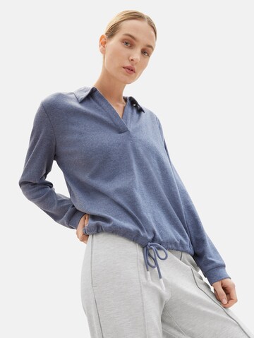 TOM TAILOR Sweatshirt in Blauw