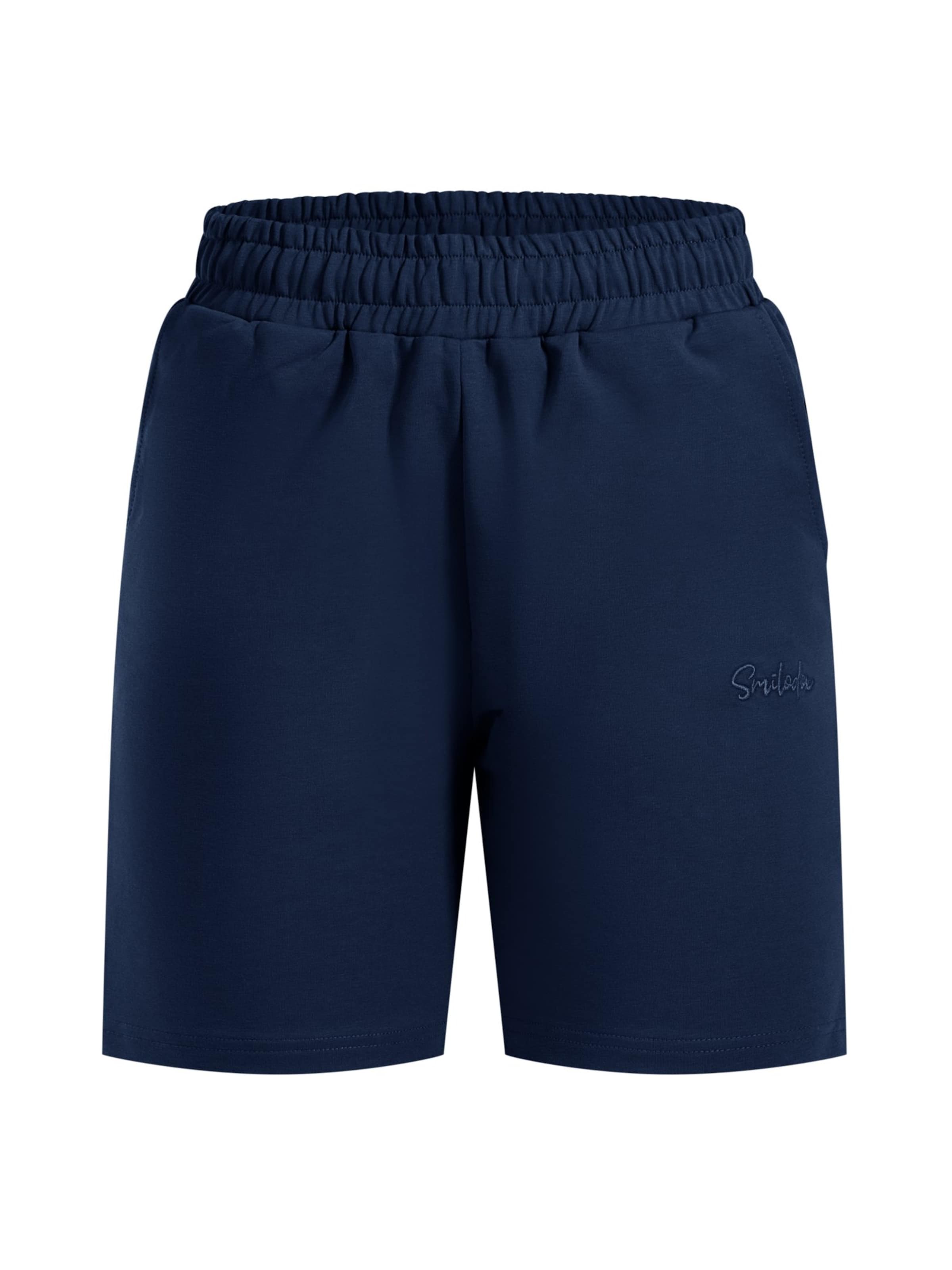 Smilodox Shorts ' Nurya ' in Blau: Vorderseite