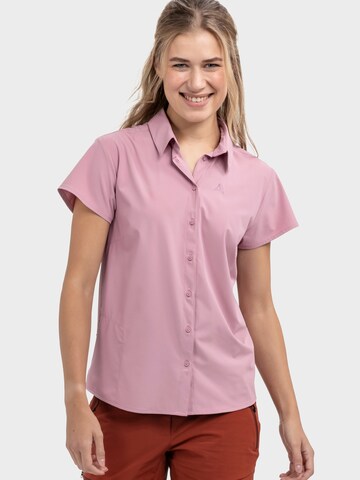 Chemisier fonctionnel 'Dooser' Schöffel en rose : devant