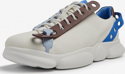 CAMPER Sneakers laag 'Karst Twins' in de kleur Lichtblauw / Bruin / Wit, Productweergave