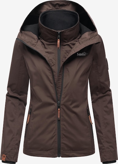 MARIKOO Toiminnallinen takki 'Erdbeere' värissä ruskea / valkoinen, Tuotenäkymä