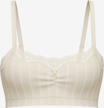 CALIDA Bygelfri Behå i beige: framsida