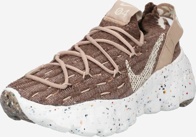 Nike Sportswear Sneakers laag 'Space Hippie 04' in de kleur Lichtbeige / Donkerbeige / Wit, Productweergave