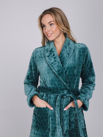 Robe de chambre 'Nordic' Pastunette en vert