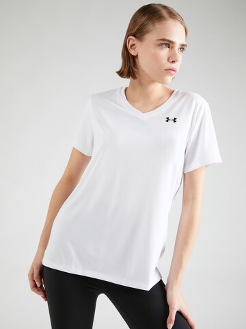 UNDER ARMOUR Functioneel shirt in Wit: voorkant