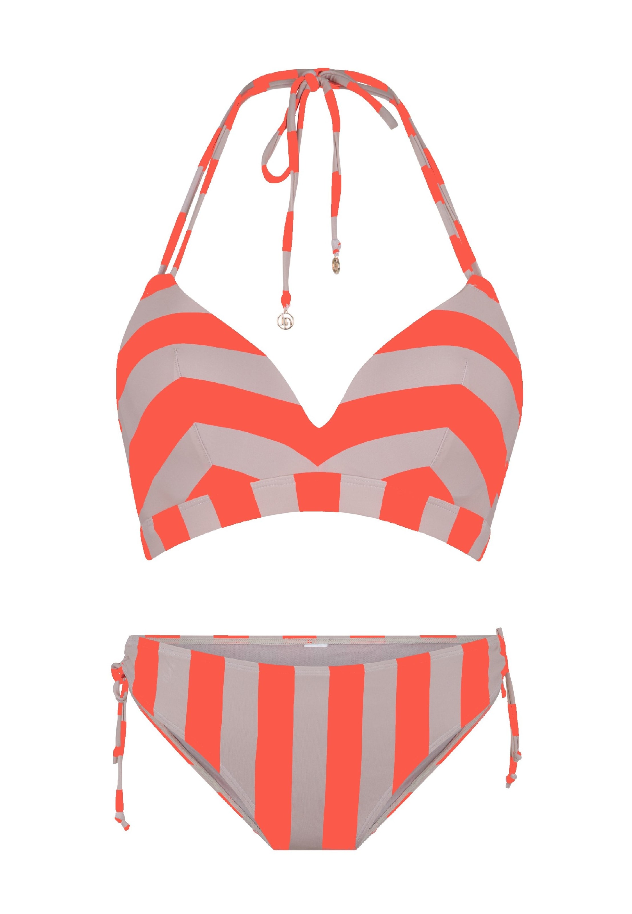 Triangolo Bikini di LingaDore in arancione: frontale