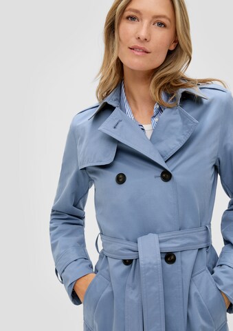 s.Oliver Between-Seasons Coat in Blue